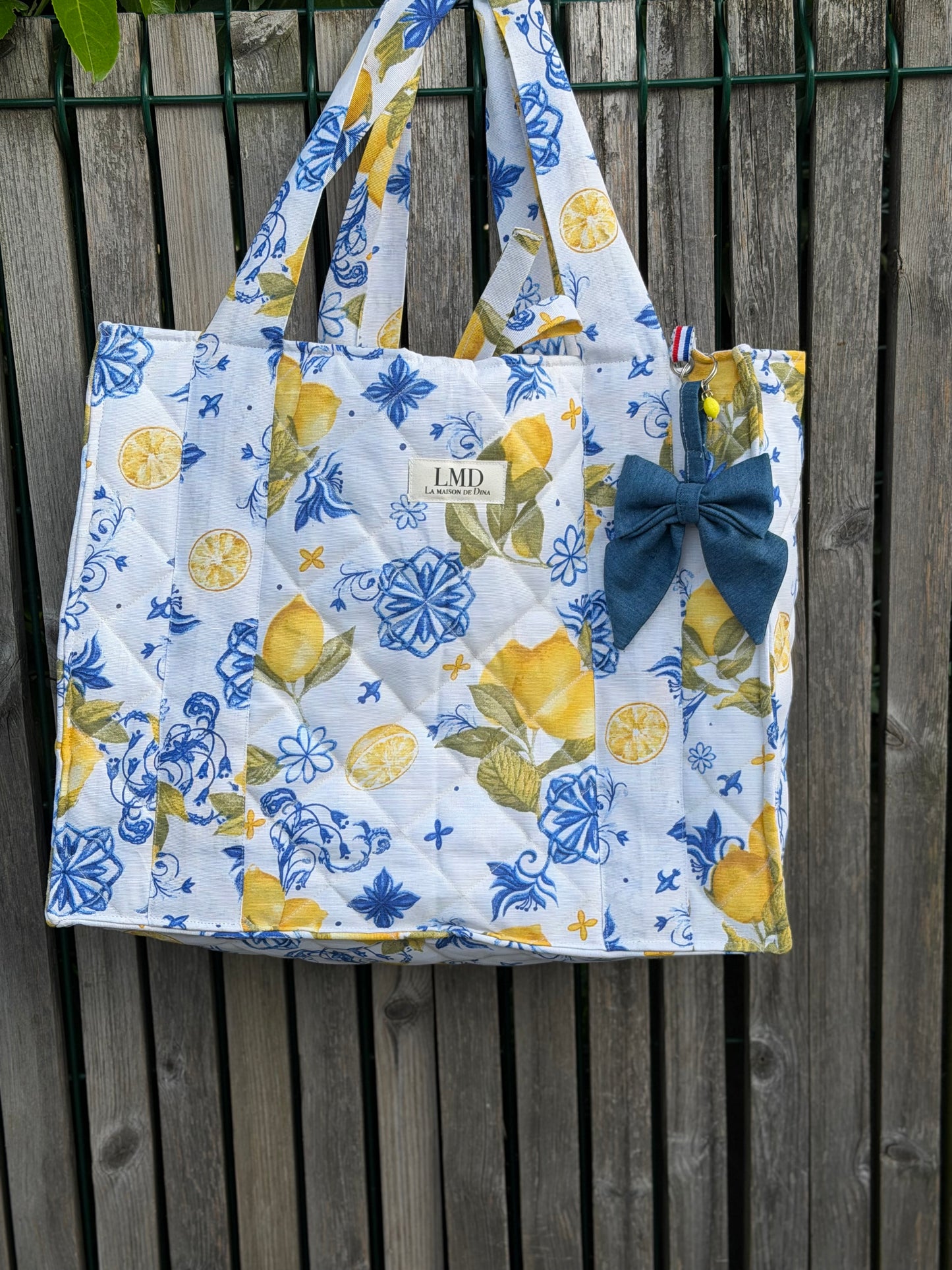 👜 Sac cabas matelassé “LMD – La Maison de Dina”