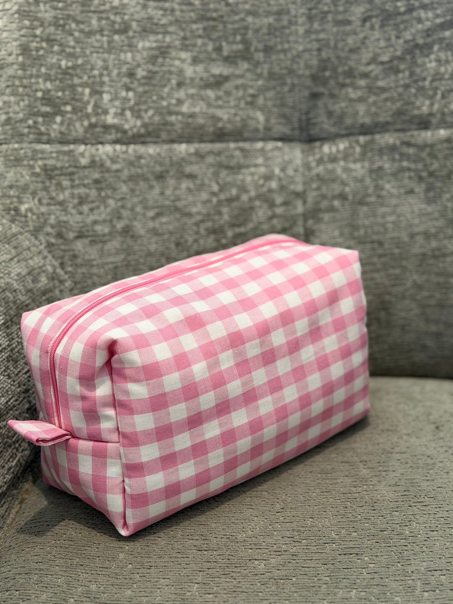 Trousse de toilette Vichy Rose 💗