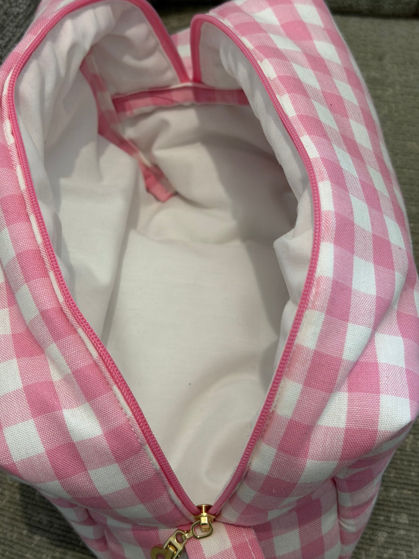 Trousse de toilette Vichy Rose 💗