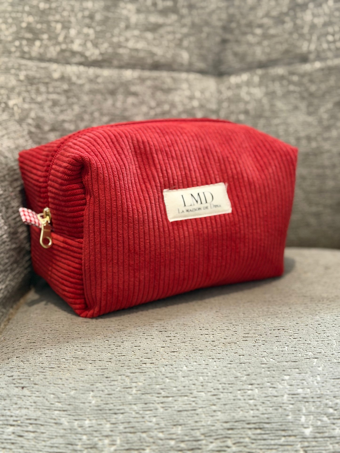 Trousse de toilette Velours Rouge ❤️