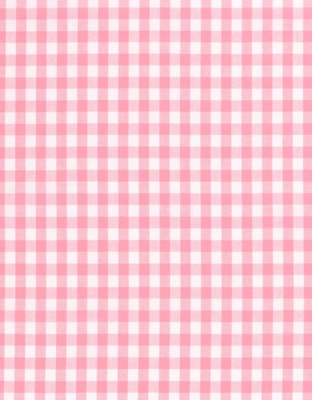 Popeline de coton Vichy carreaux rose