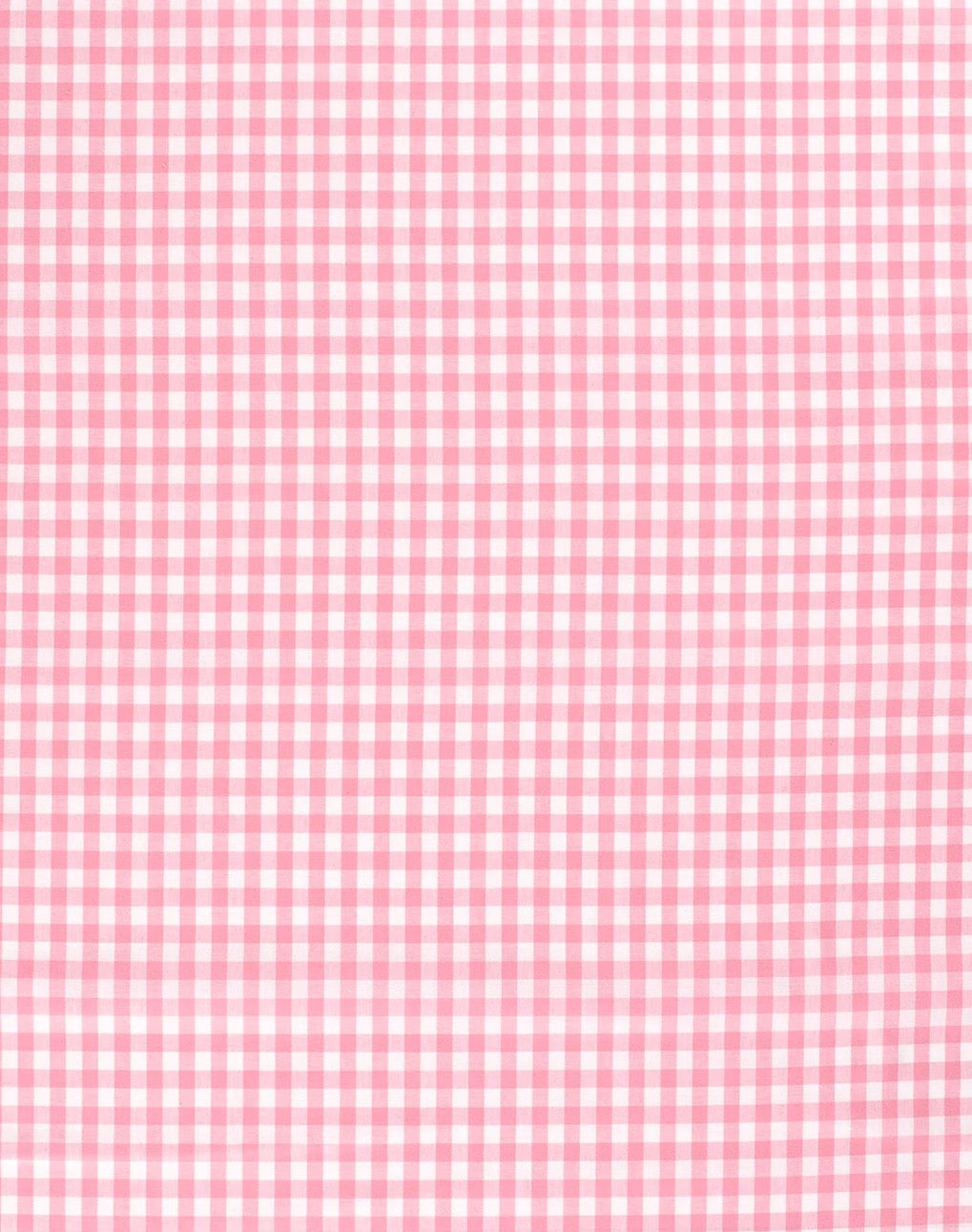 Popeline de coton Vichy carreaux rose