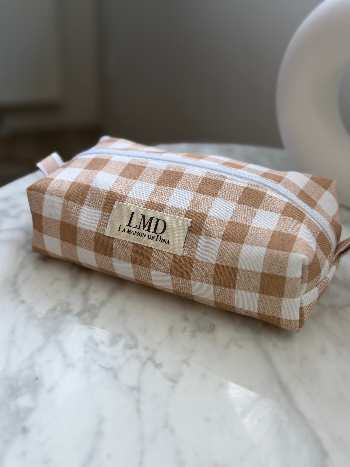 Trousse scolaire « Vichy Caramel » – La Maison de Dina