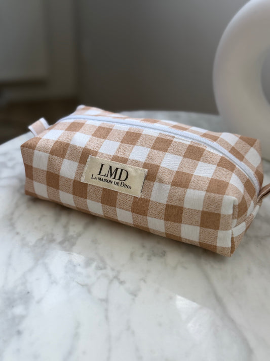 Trousse scolaire « Vichy Caramel » – La Maison de Dina