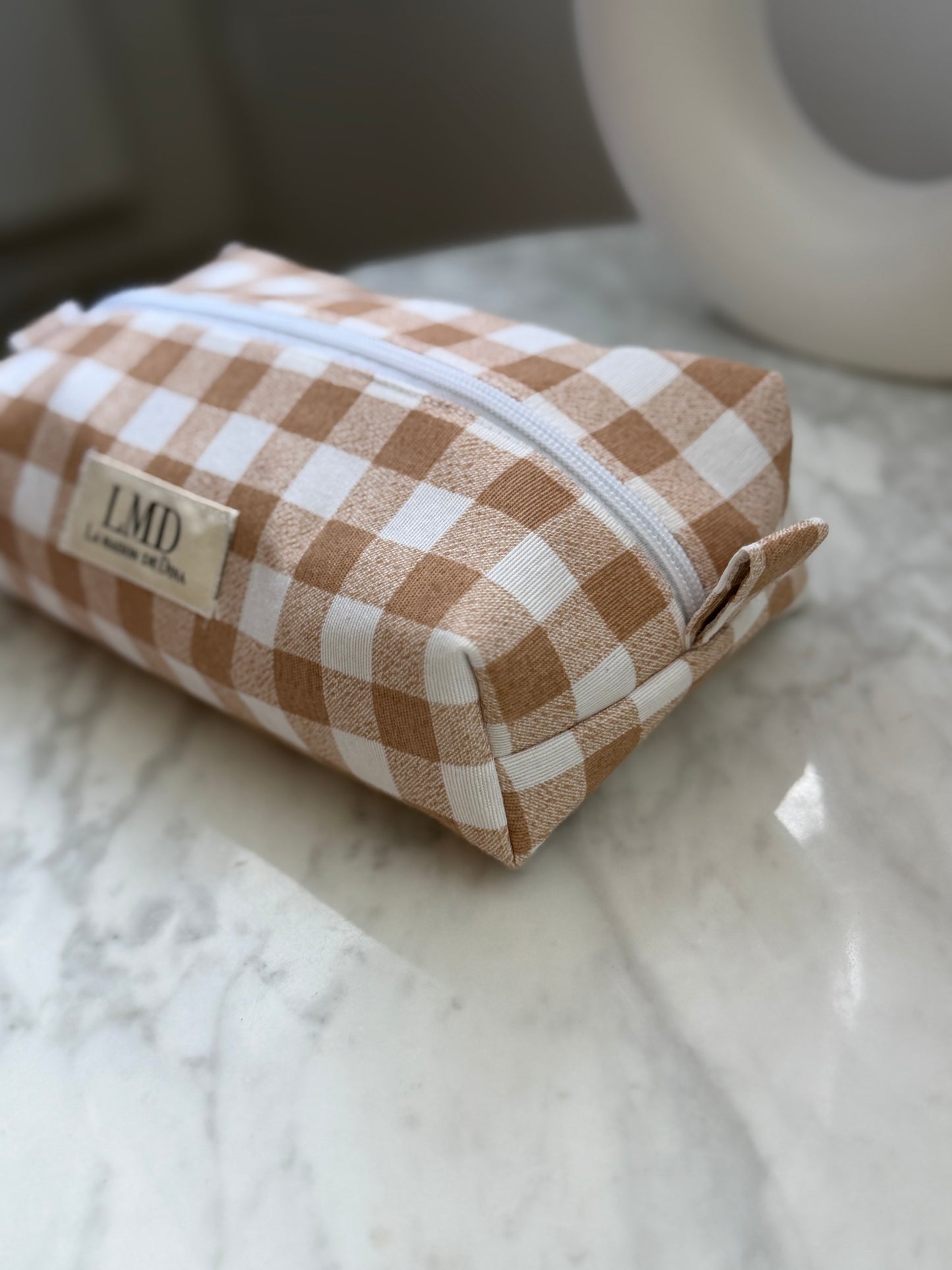 Trousse scolaire « Vichy Caramel » – La Maison de Dina
