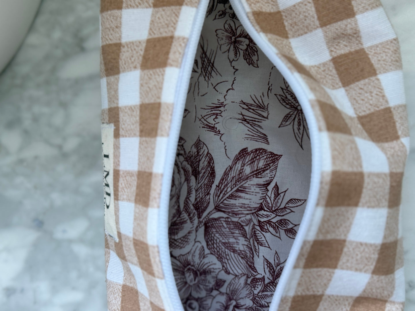 Trousse scolaire « Vichy Caramel » – La Maison de Dina